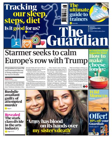 The Guardian Newspaper issue Saturday, 22 February 2025
