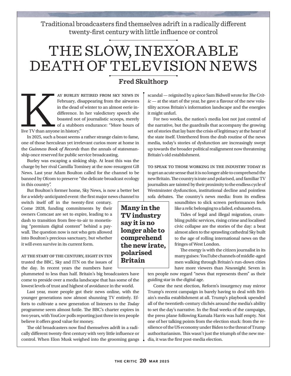 The Critic Preview Pages