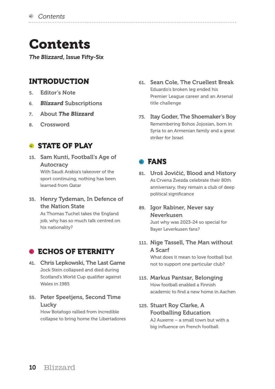 The Blizzard Preview Pages