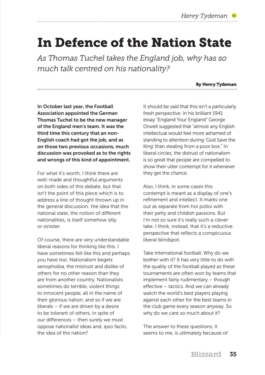 The Blizzard Preview Pages