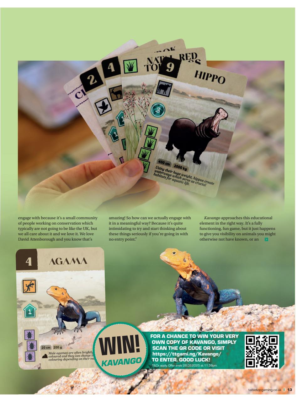 Tabletop Gaming Preview Pages