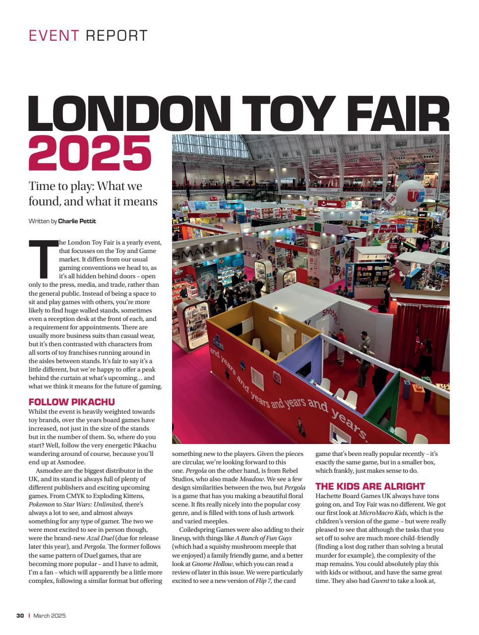 Tabletop Gaming Preview Pages