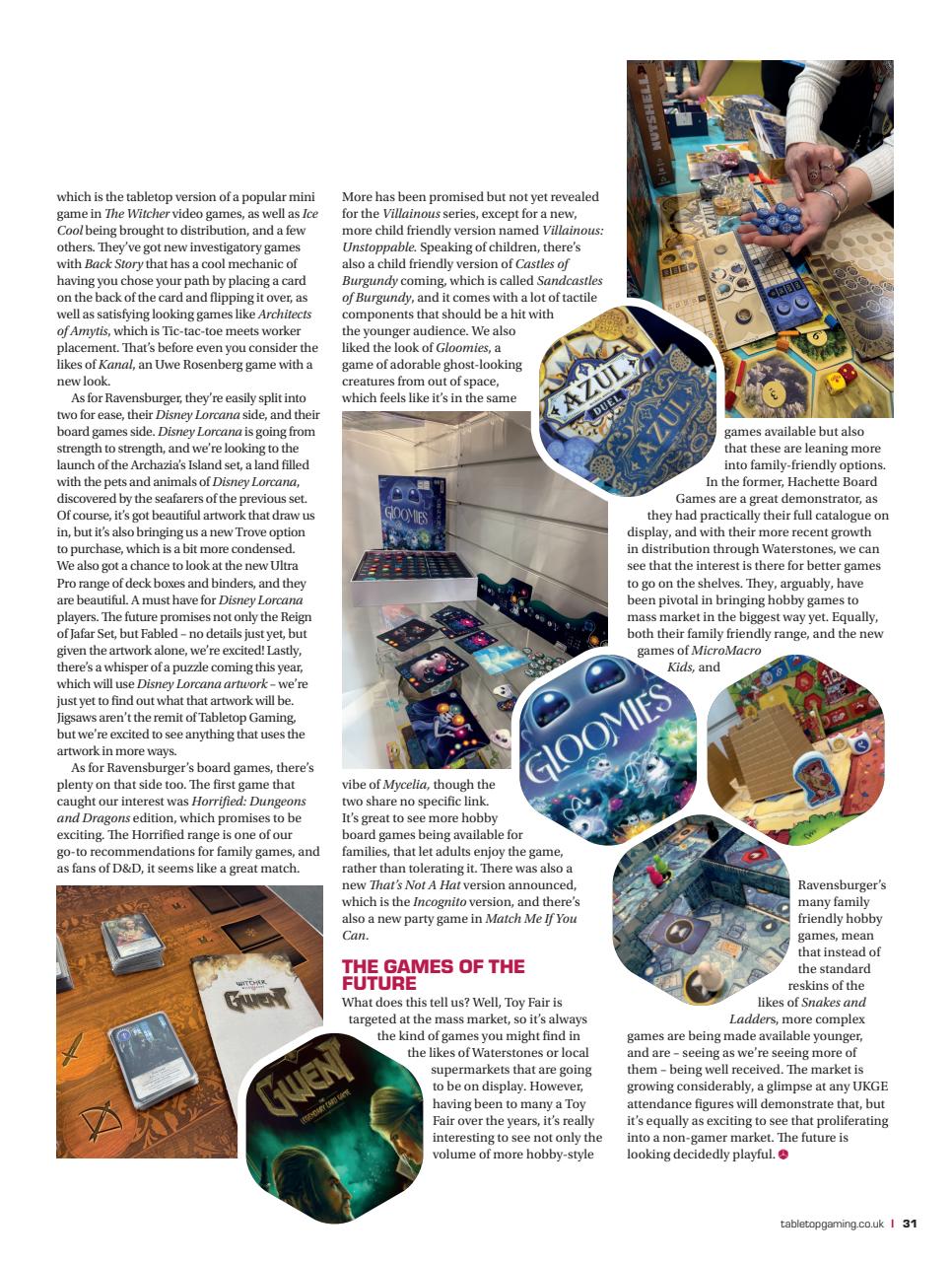 Tabletop Gaming Preview Pages