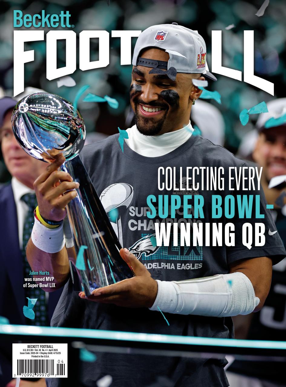 Beckett Football Magazine Preview Pages