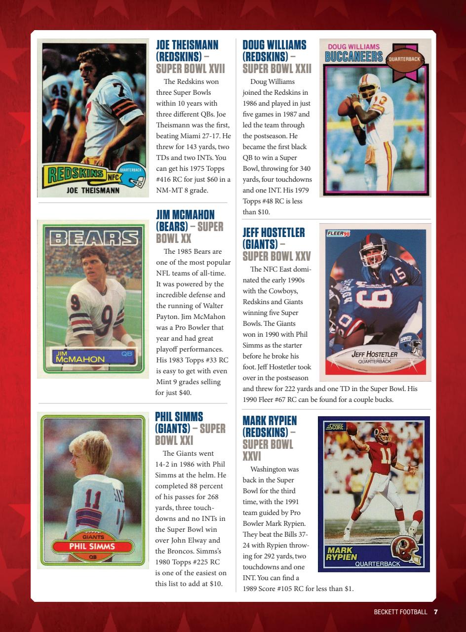 Beckett football magazine subscriptions and 2025 04 football apr issue