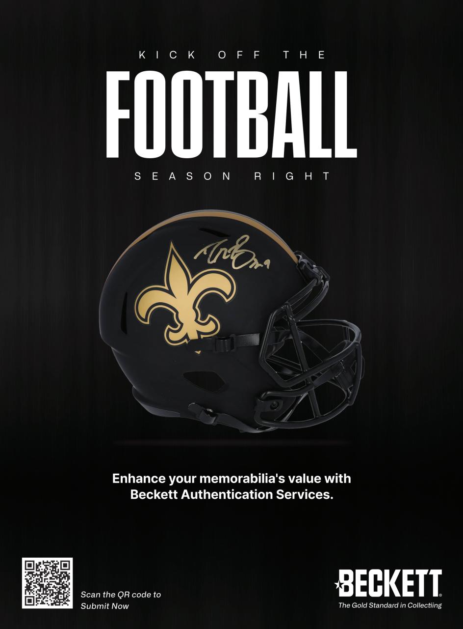 Beckett Football Magazine Preview Pages