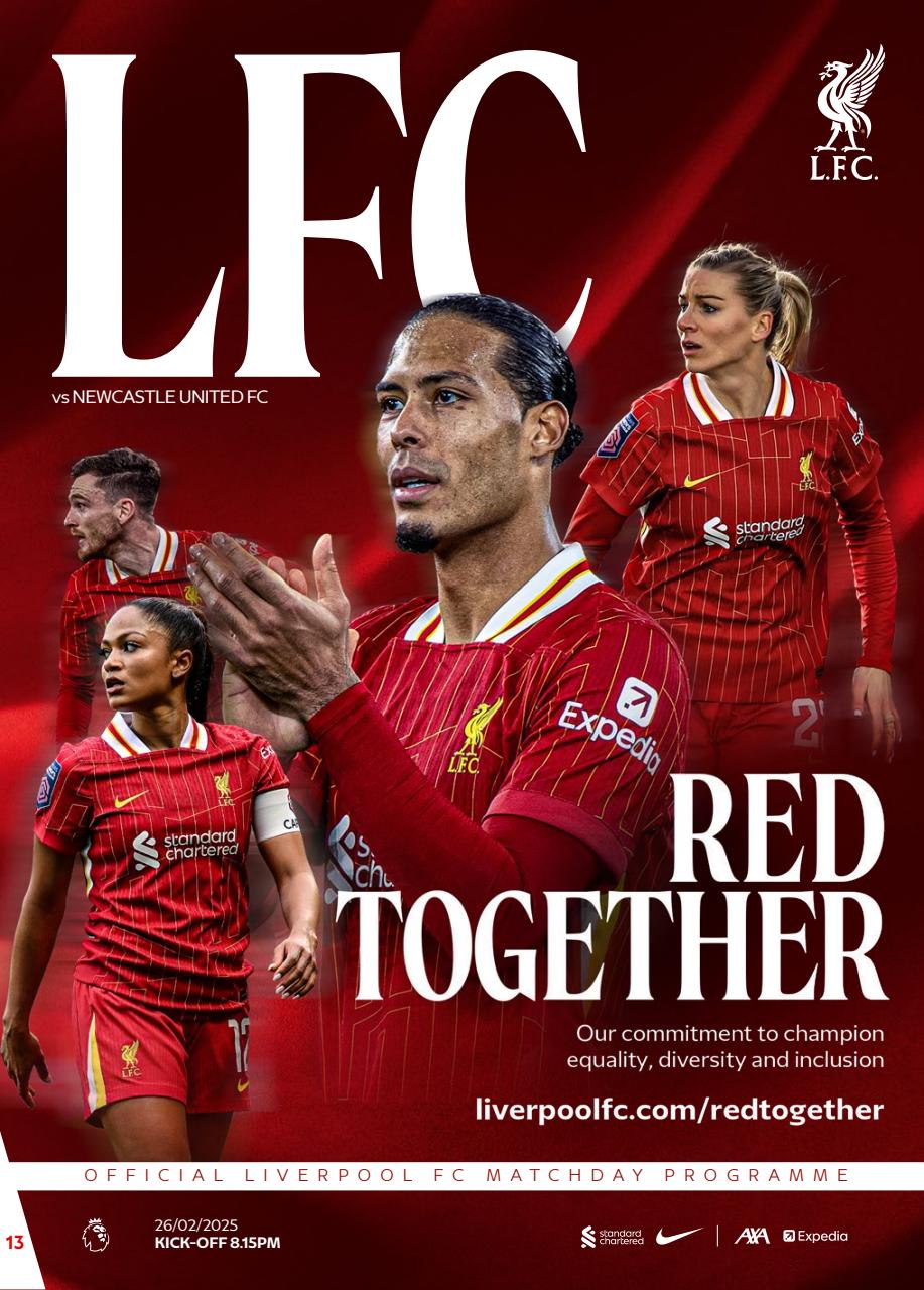Liverpool FC Programmes Preview Pages