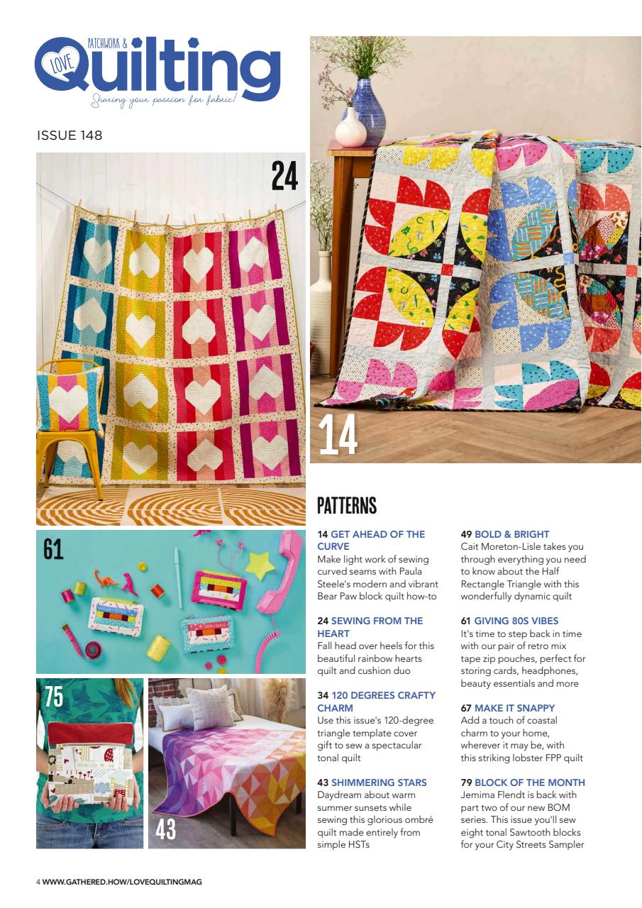 Love Patchwork & Quilting Preview Pages