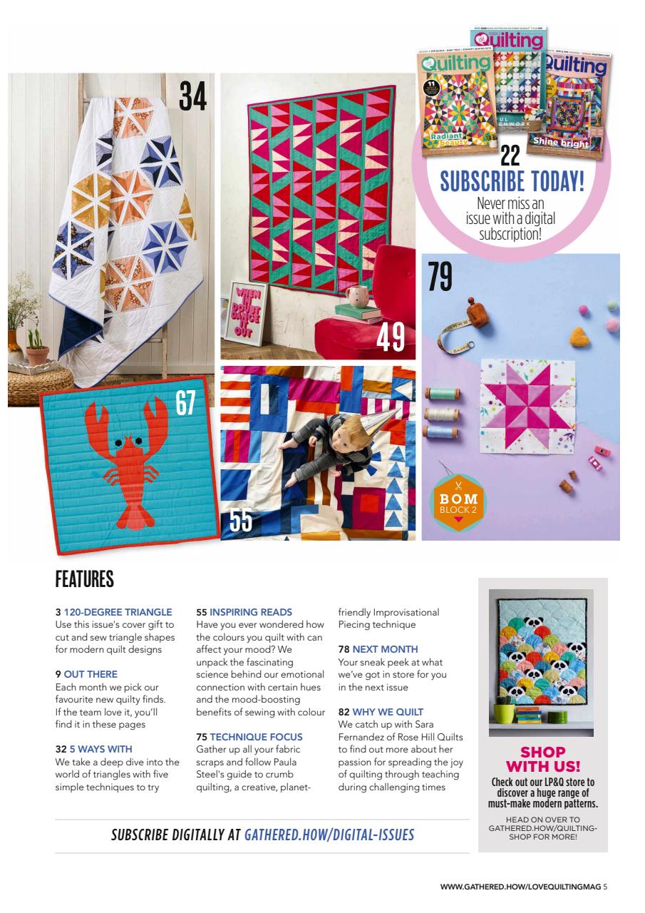 Love Patchwork & Quilting Preview Pages
