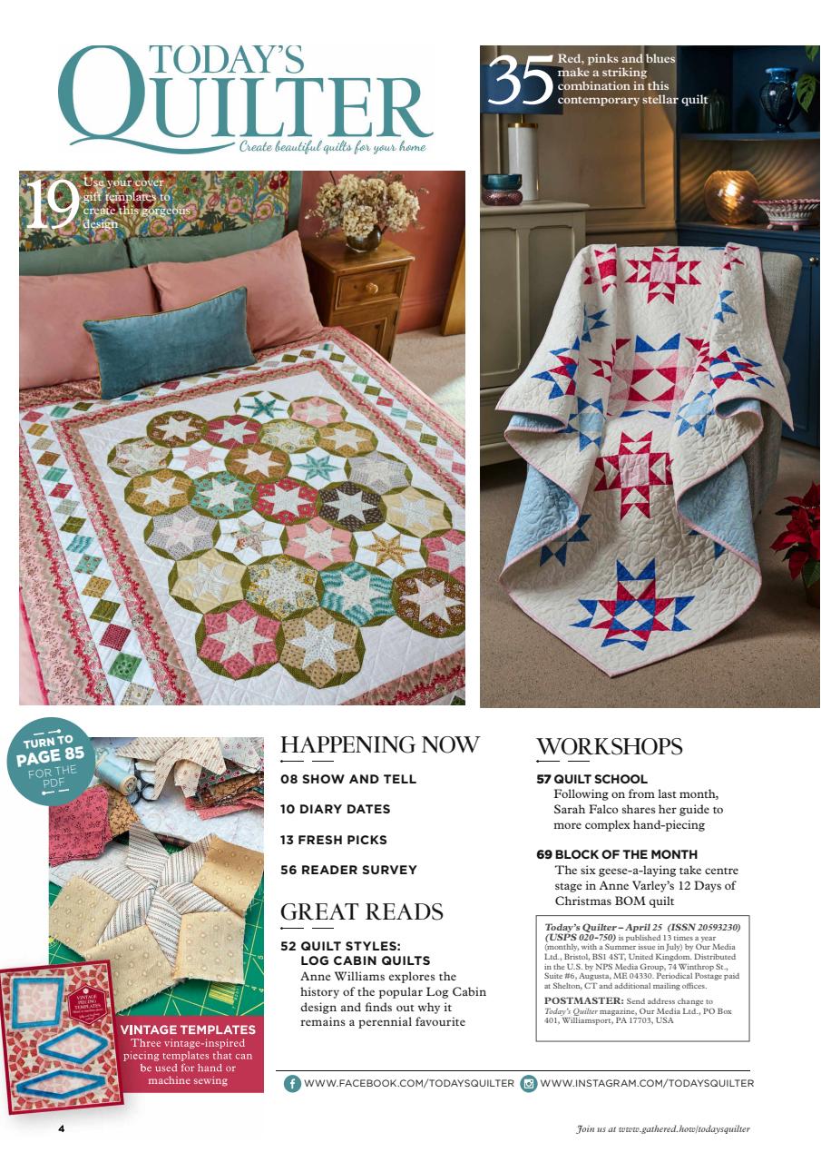 Today’s Quilter Preview Pages