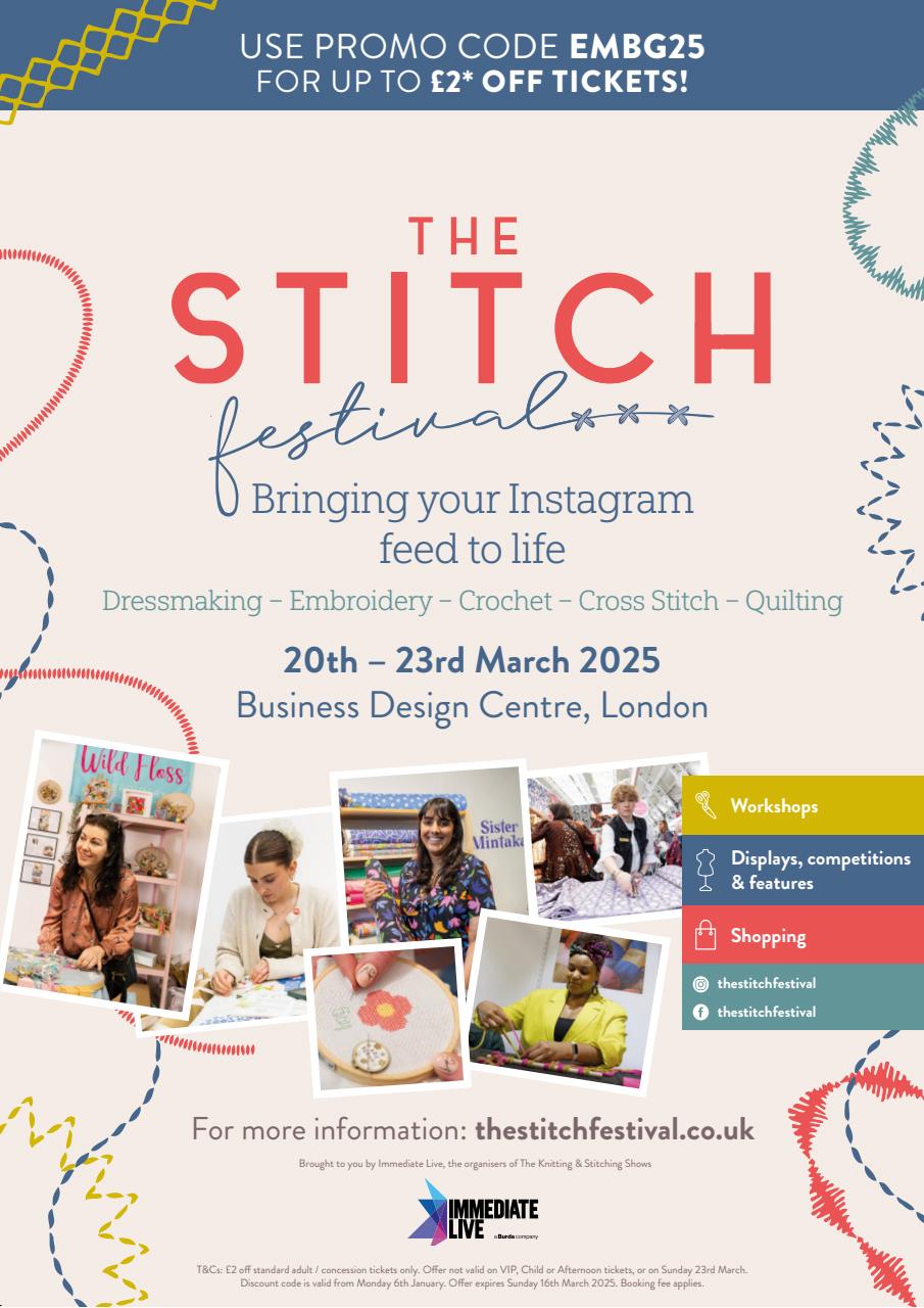 Embroidery Magazine Preview Pages