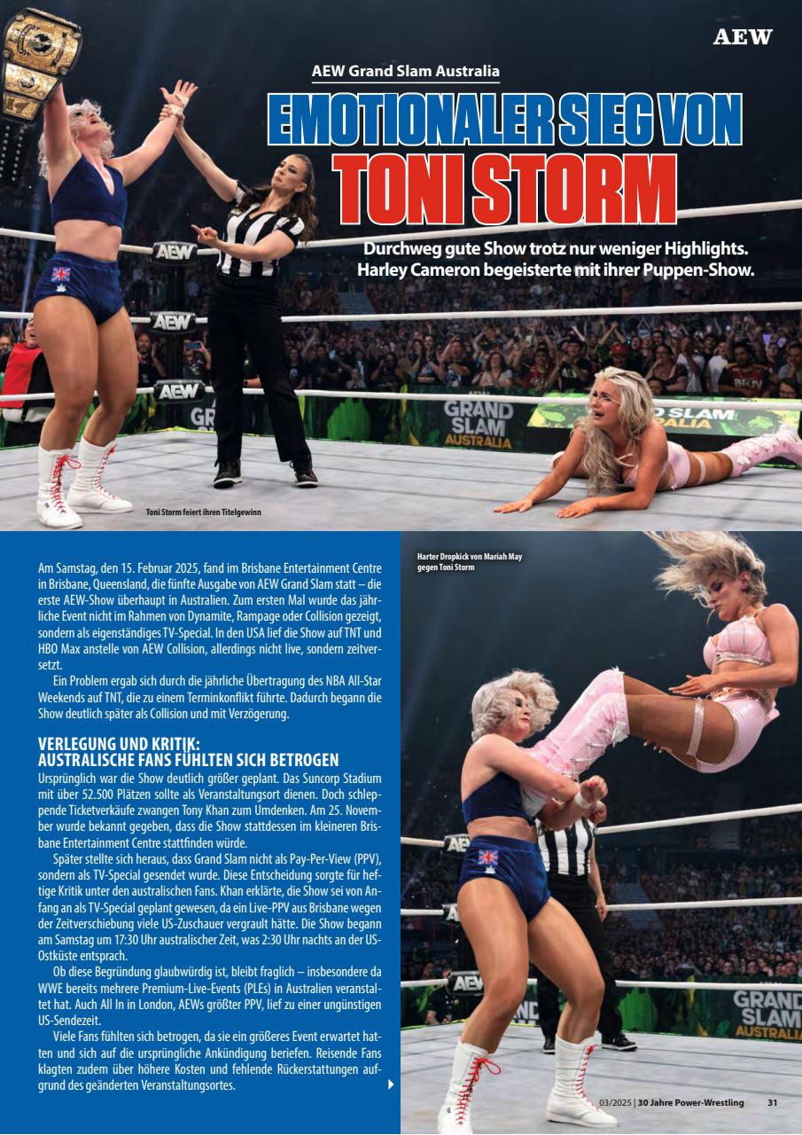 Power-Wrestling Preview Pages