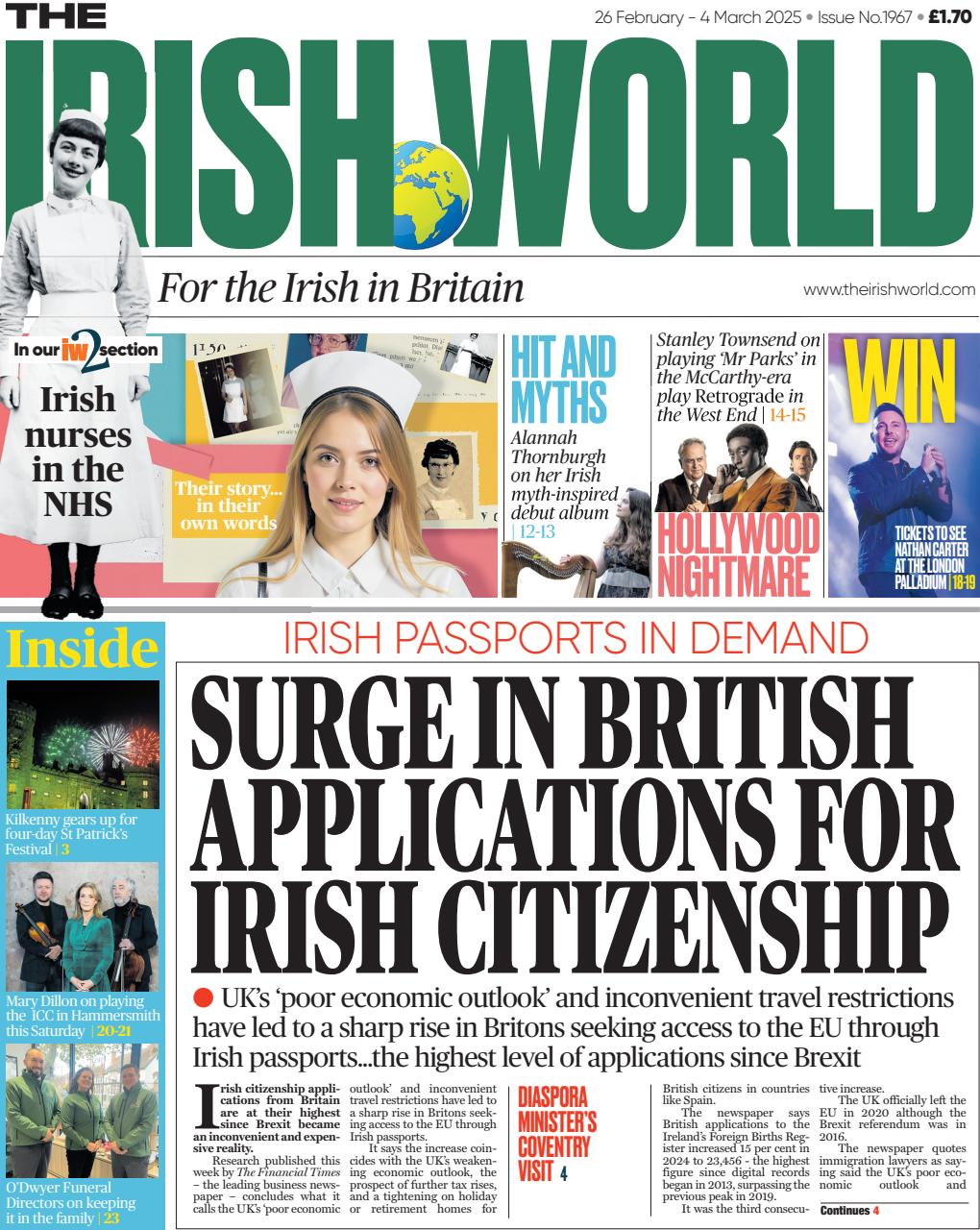 Irish World Preview Pages