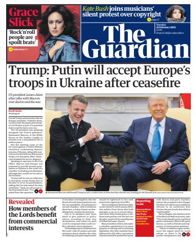 The Guardian Newspaper issue Tuesday, 25 February 2025
