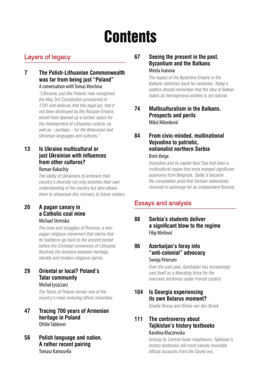 New Eastern Europe Preview Pages