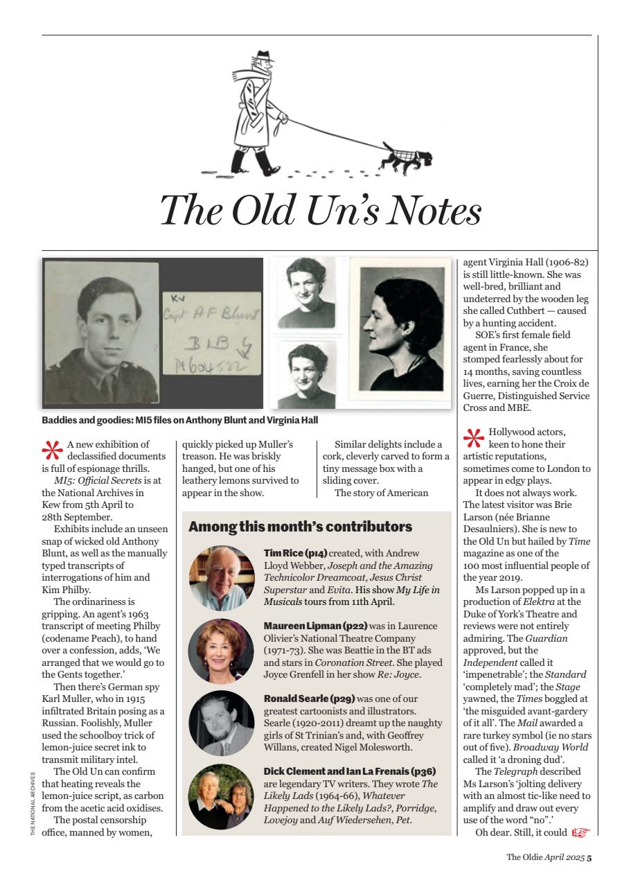 The Oldie Preview Pages