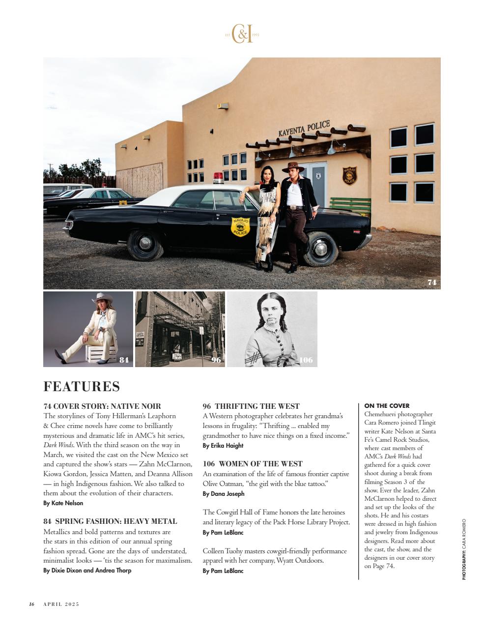 Cowboys and Indians Preview Pages