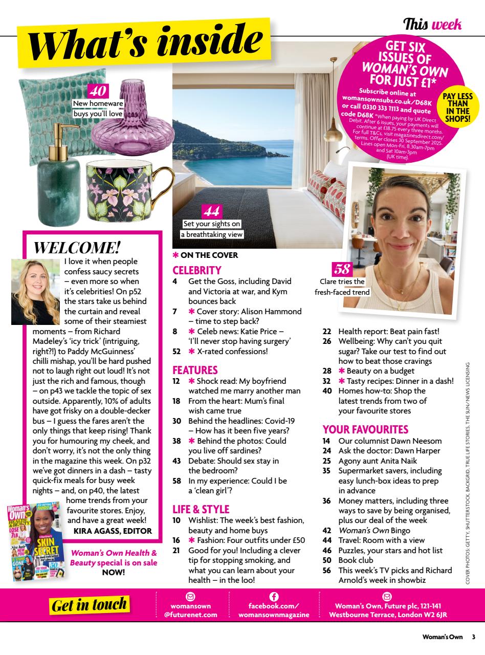 Woman's Own Preview Pages