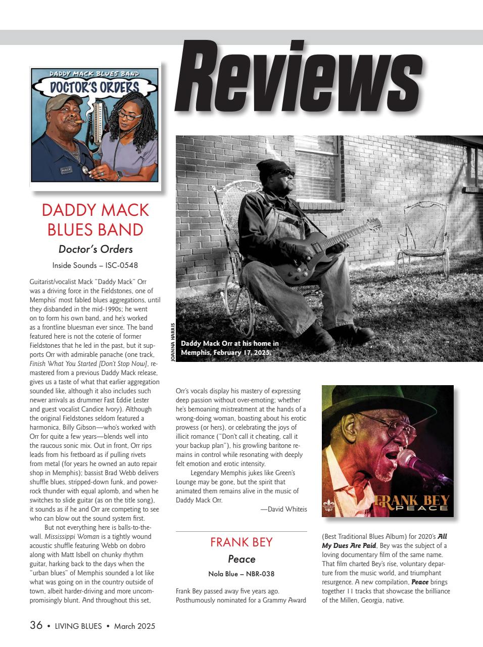Living Blues Preview Pages