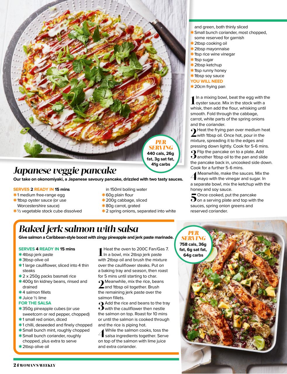 Woman's Weekly Preview Pages