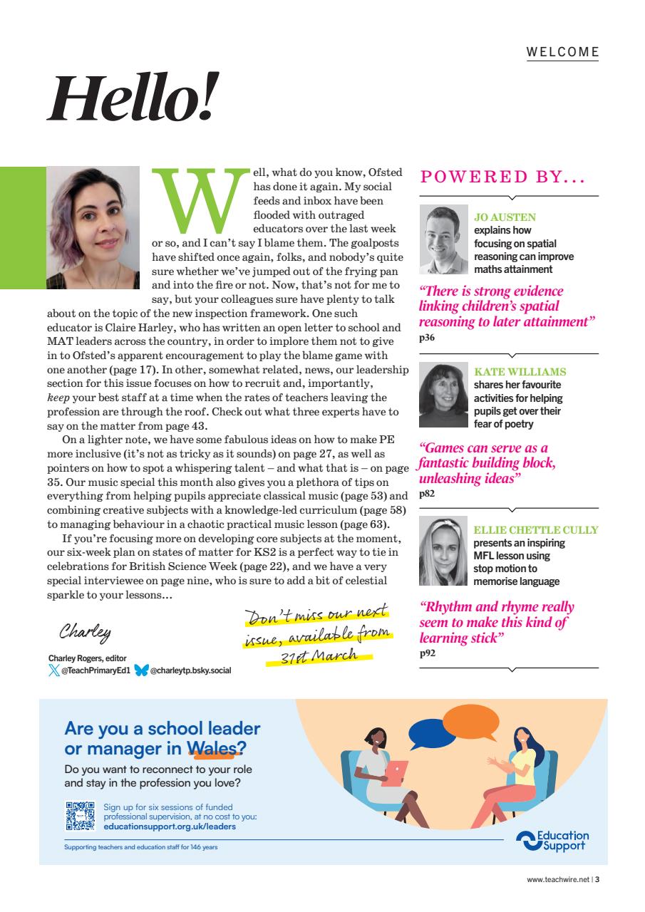 Teach Primary Preview Pages