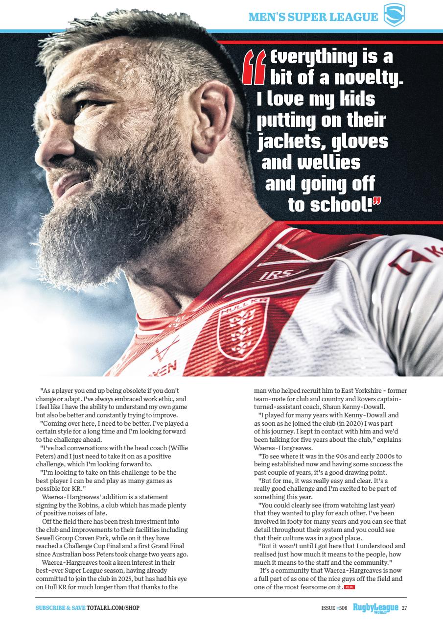 Rugby League World Preview Pages