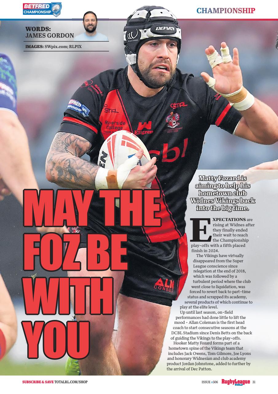 Rugby League World Preview Pages