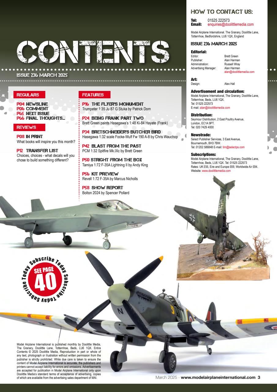 Model Airplane International Preview Pages