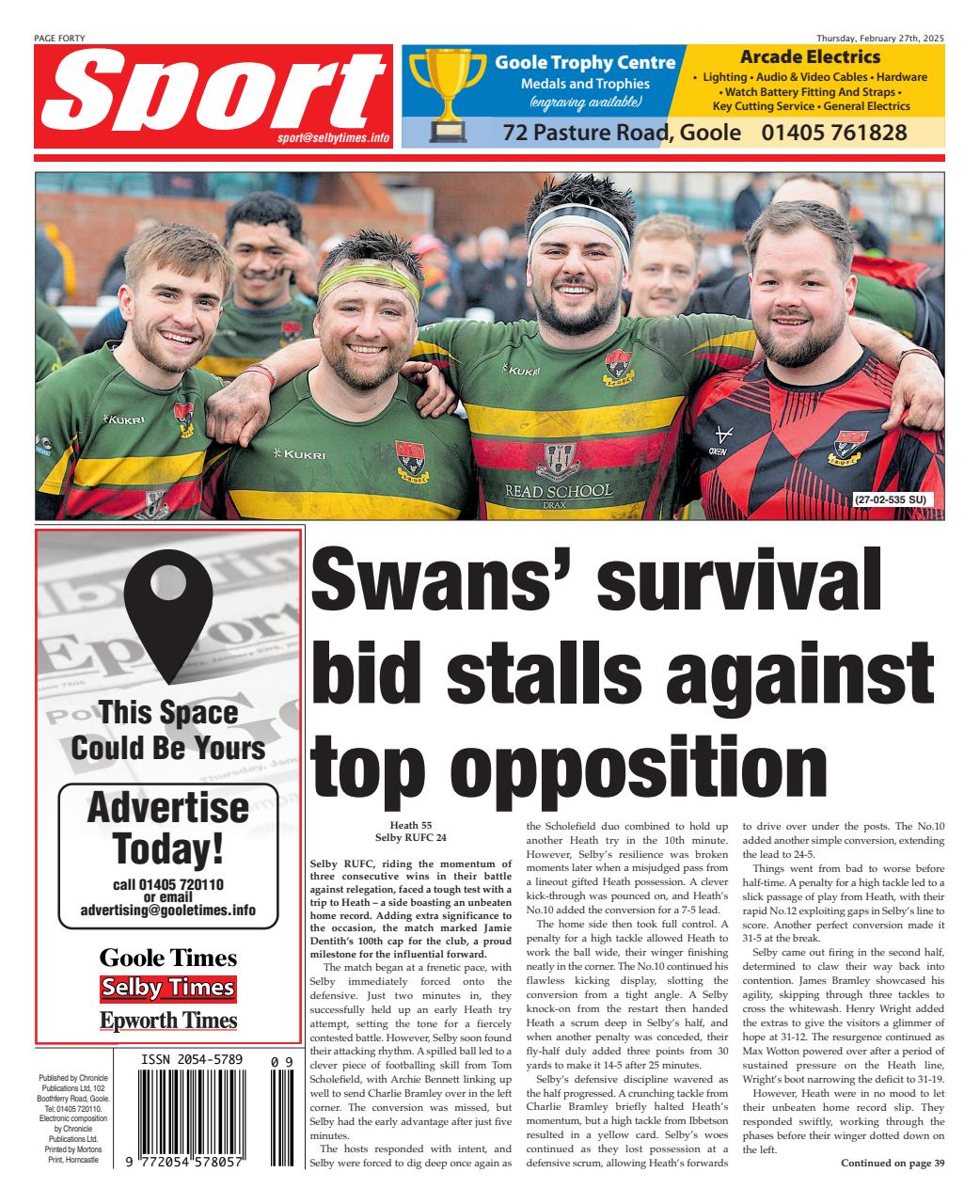 Selby Times Preview Pages