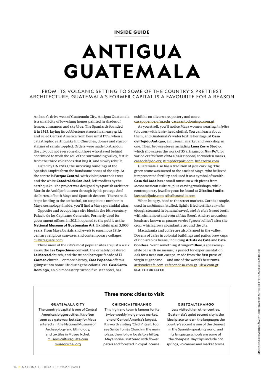 National Geographic Traveller UK Preview Pages