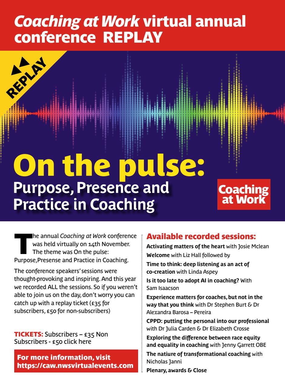 Coaching at Work Preview Pages