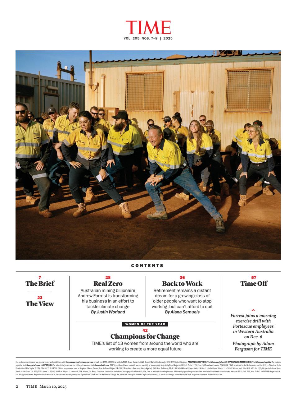 TIME Magazine Europe Preview Pages