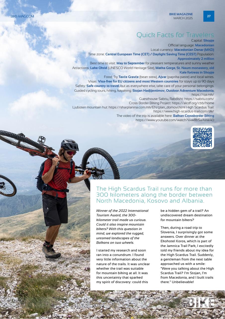 BIKE Magazine Preview Pages