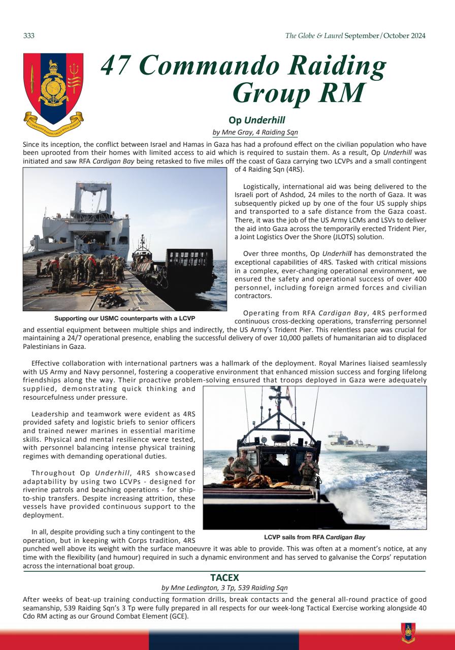 Globe & Laurel Preview Pages