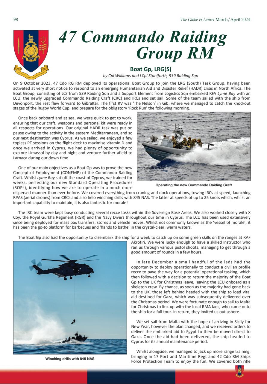 Globe & Laurel Preview Pages