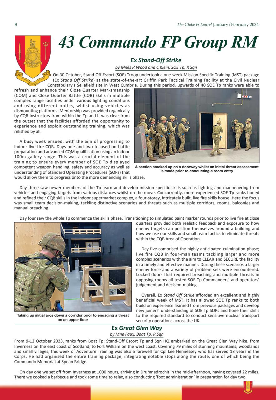 Globe & Laurel Preview Pages