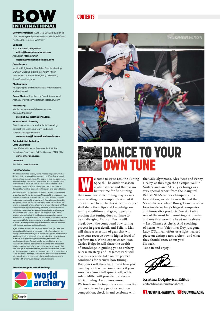 Bow International Preview Pages