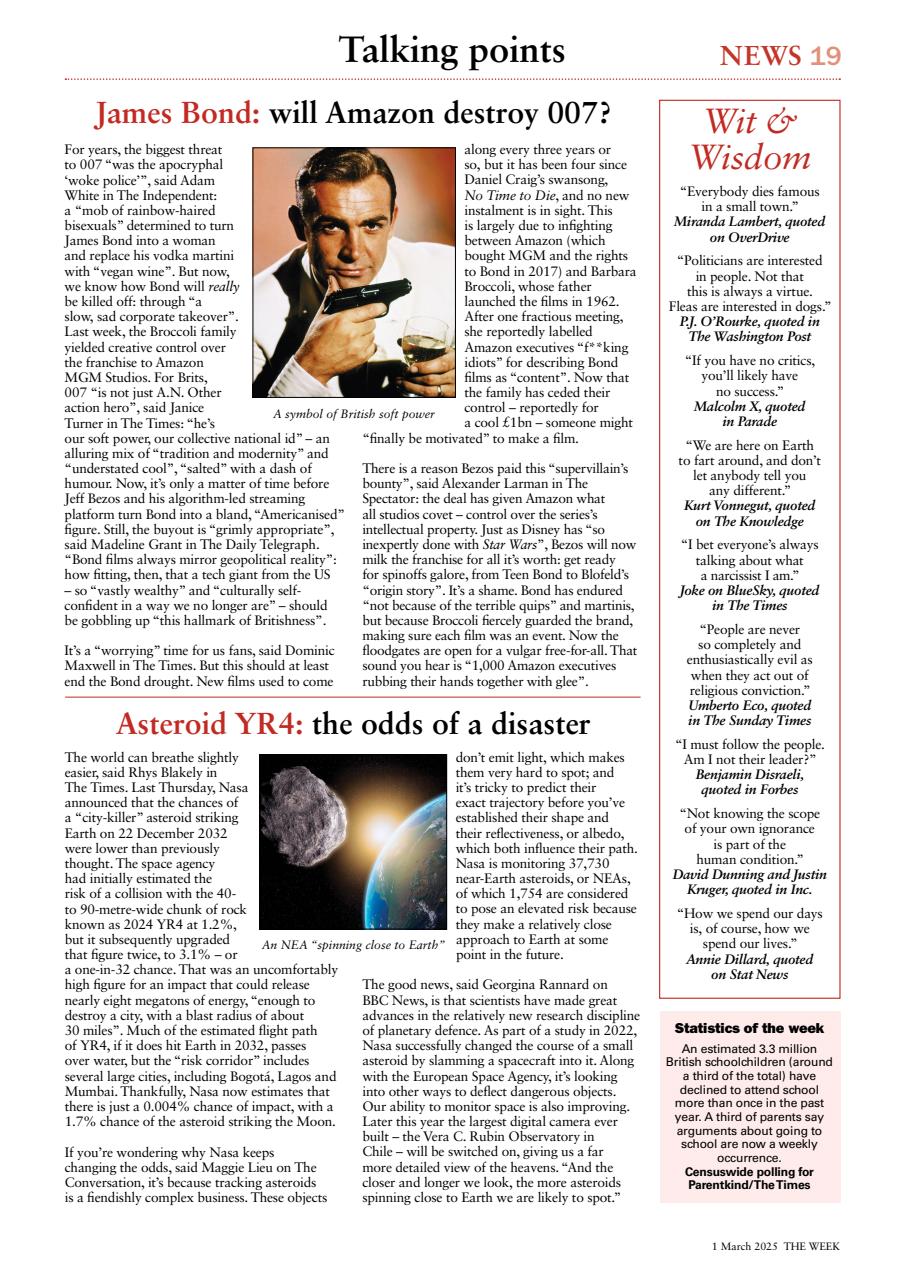 The Week Preview Pages