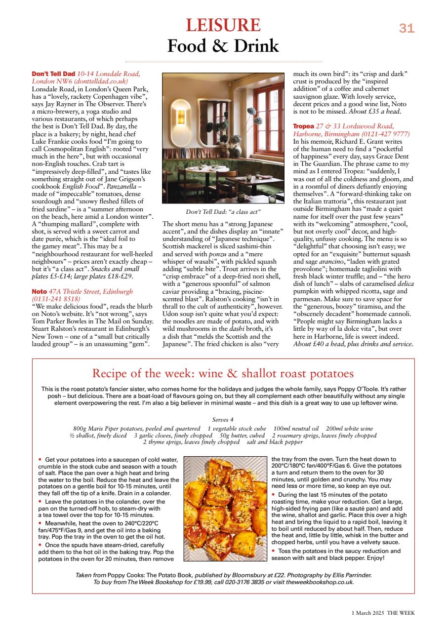 The Week Preview Pages