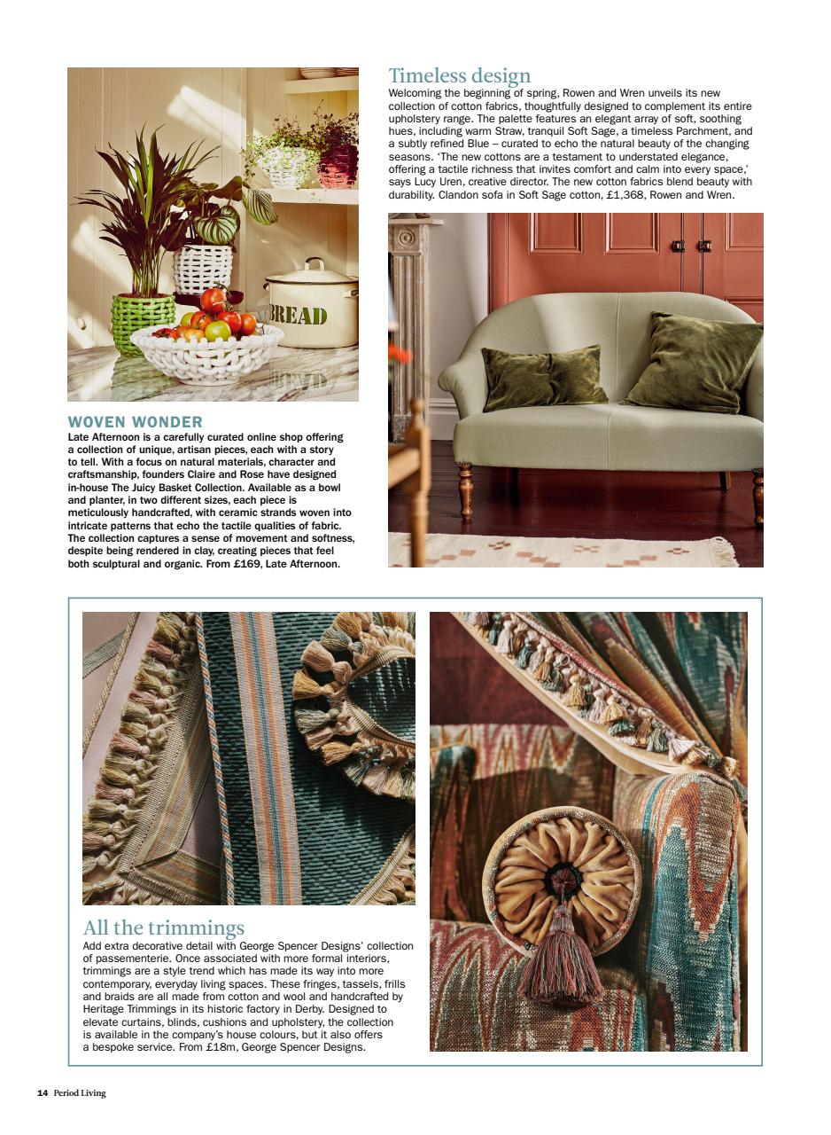 Period Living Magazine Preview Pages