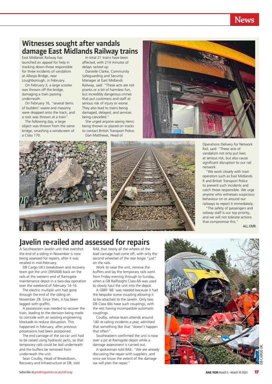 Rail Preview Pages