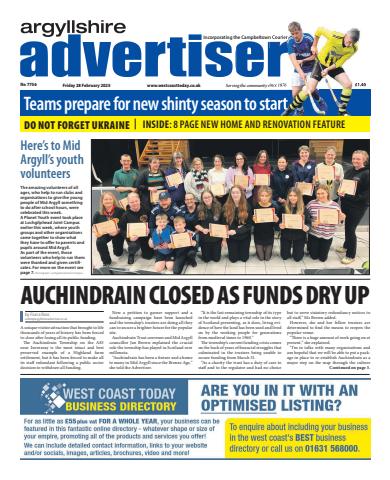 Argyllshire Advertiser issue Friday, February 28, 2025