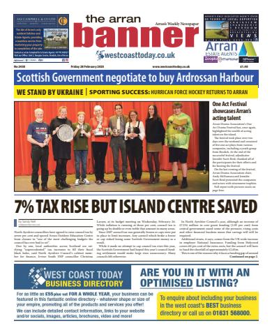 Arran Banner issue Friday, February 28, 2025