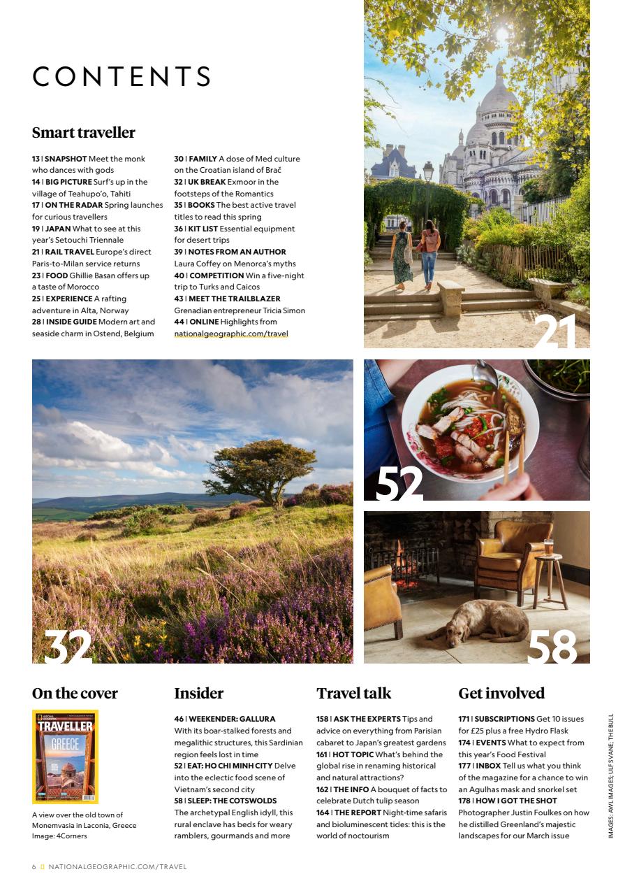 National Geographic Traveller UK Preview Pages