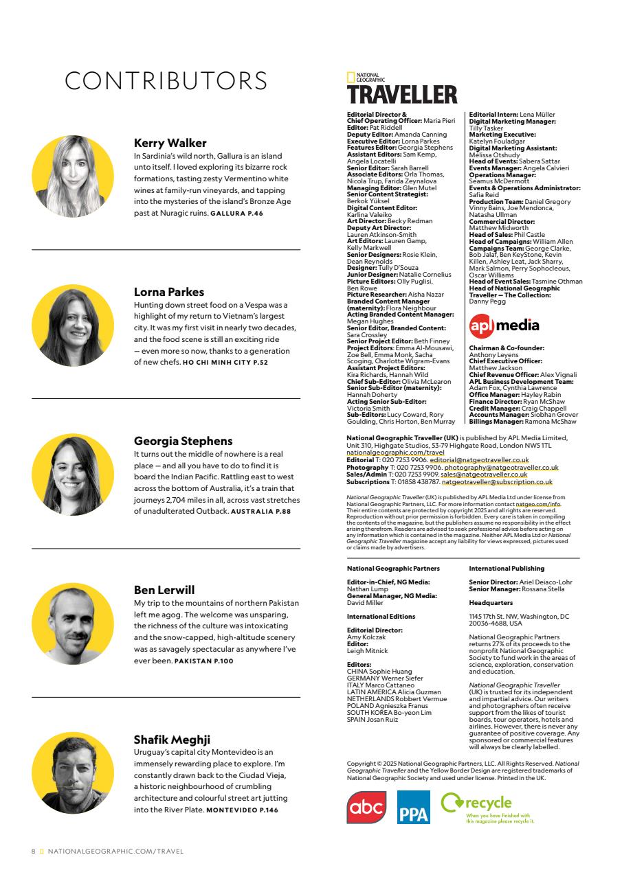 National Geographic Traveller UK Preview Pages