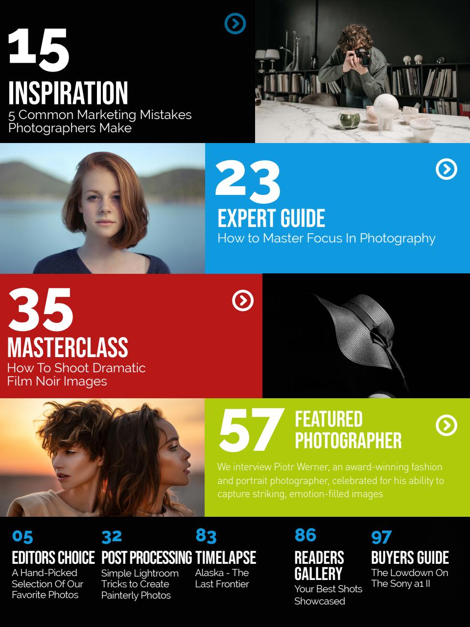 Photography Masterclass Magazine Preview Pages