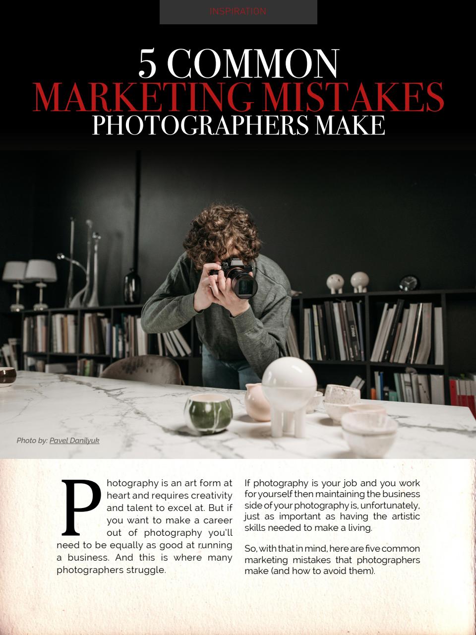 Photography Masterclass Magazine Preview Pages