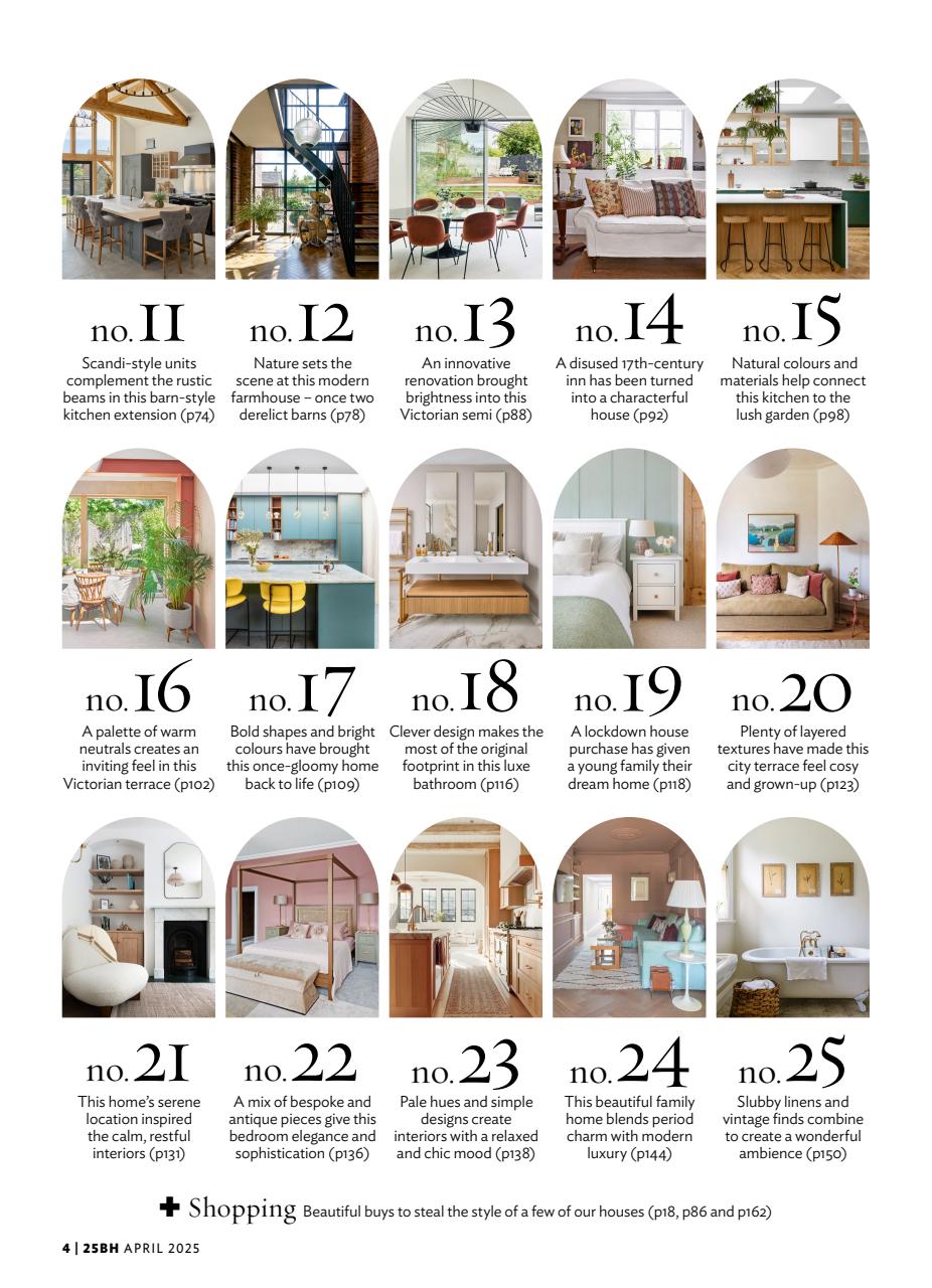 25 Beautiful Homes Preview Pages