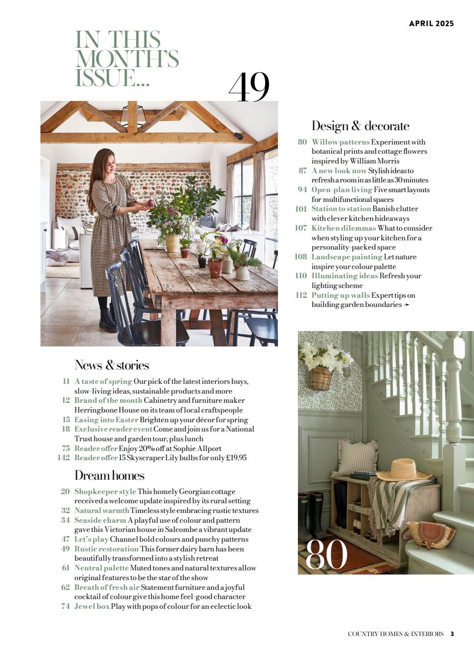 Country Homes & Interiors Preview Pages