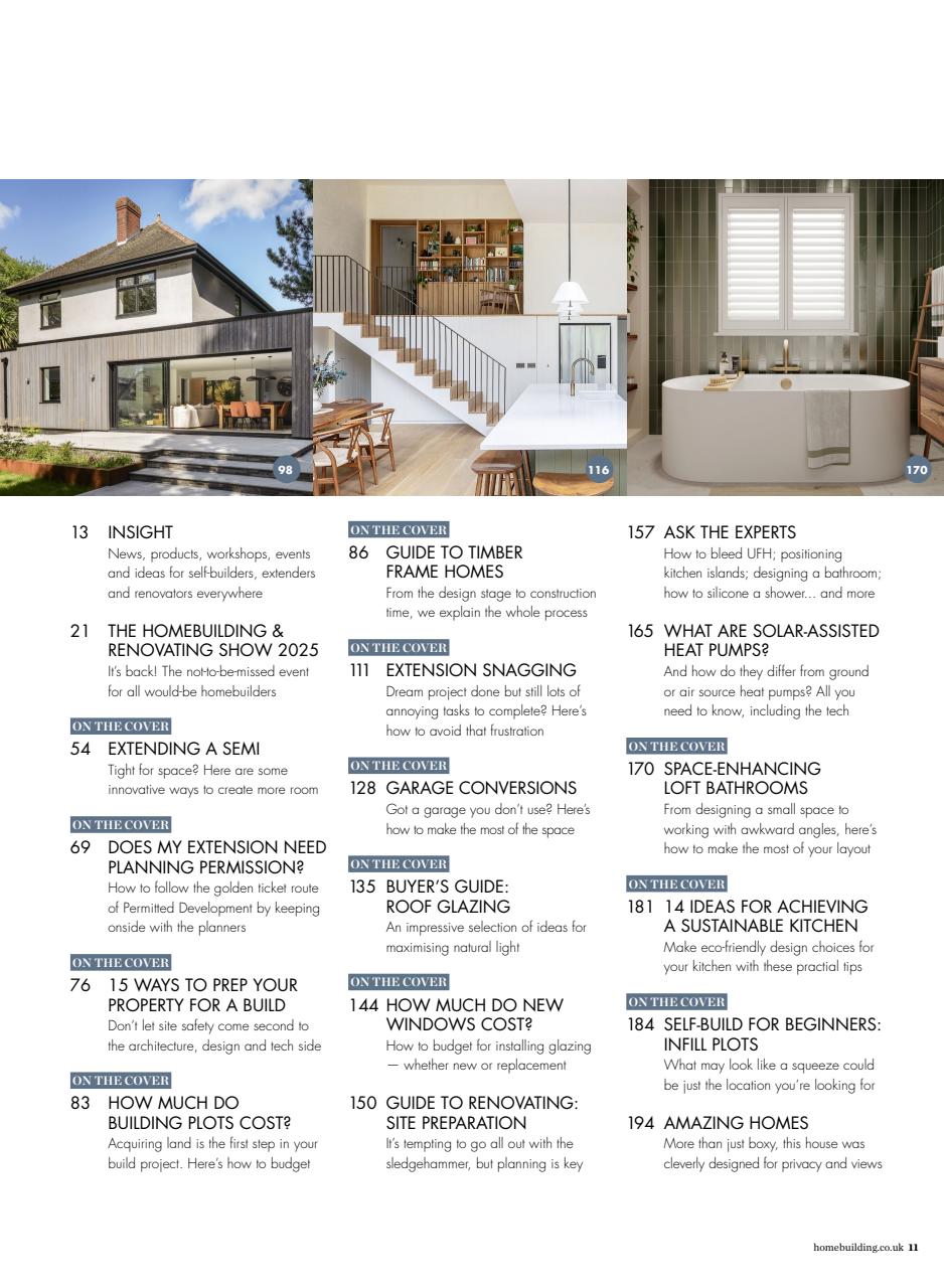 Homebuilding & Renovating Magazine Preview Pages